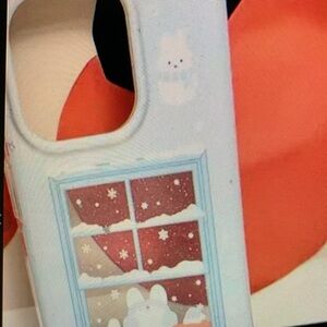 Case-Mate White and Red Phone Case